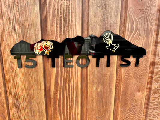 House Signs with 3D letters