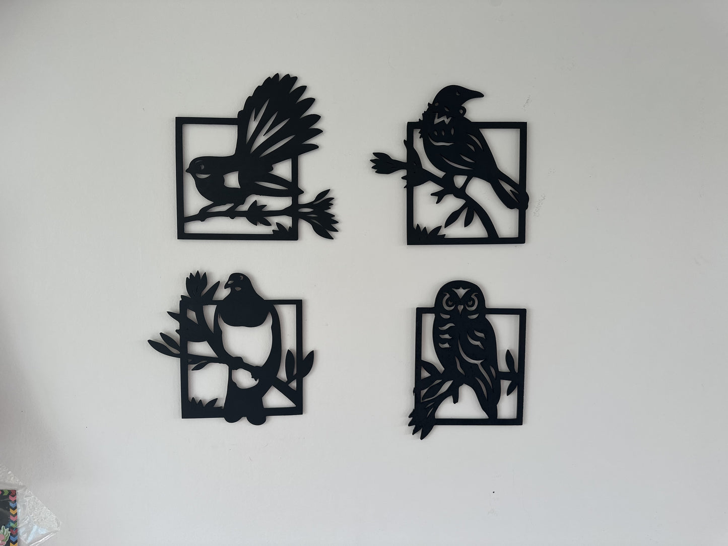 Set of Four Birds