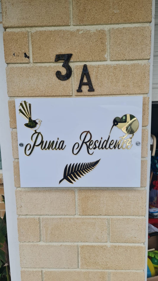 NZ themed house signs