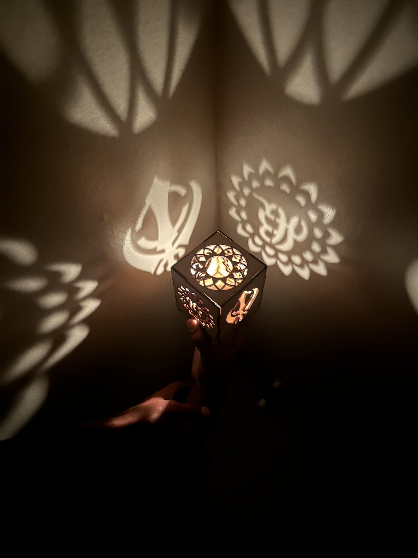 Wooden Lamp-Khanda