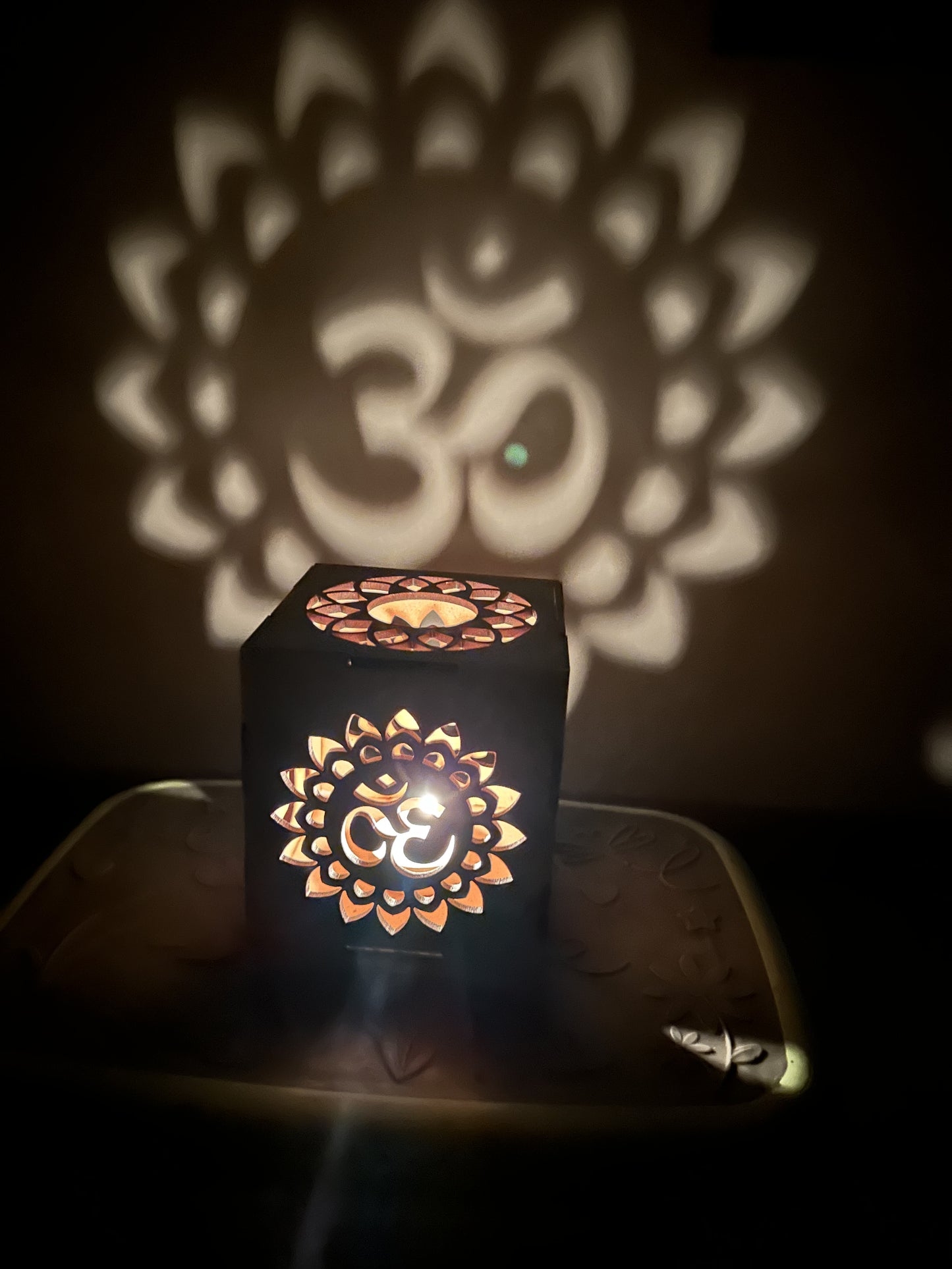 Wooden lamp -OM