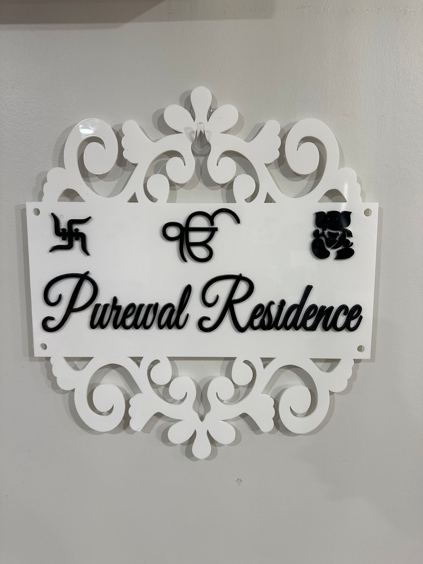 House Signs with 3D letters