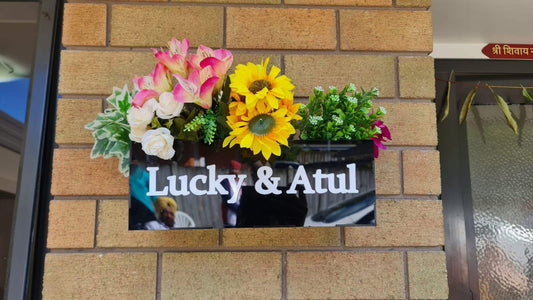 Box with Couple Name