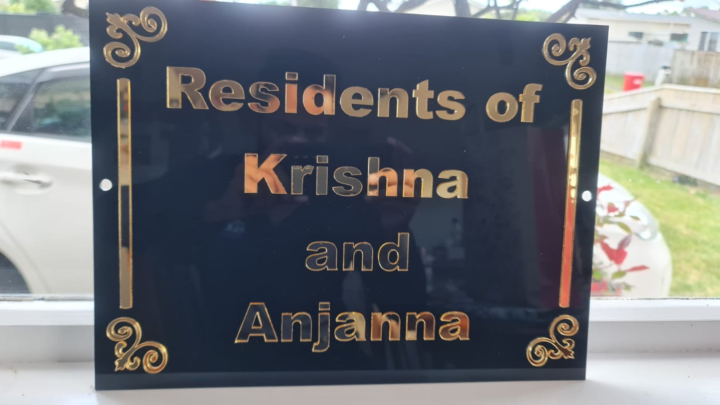 Couple Name Signs