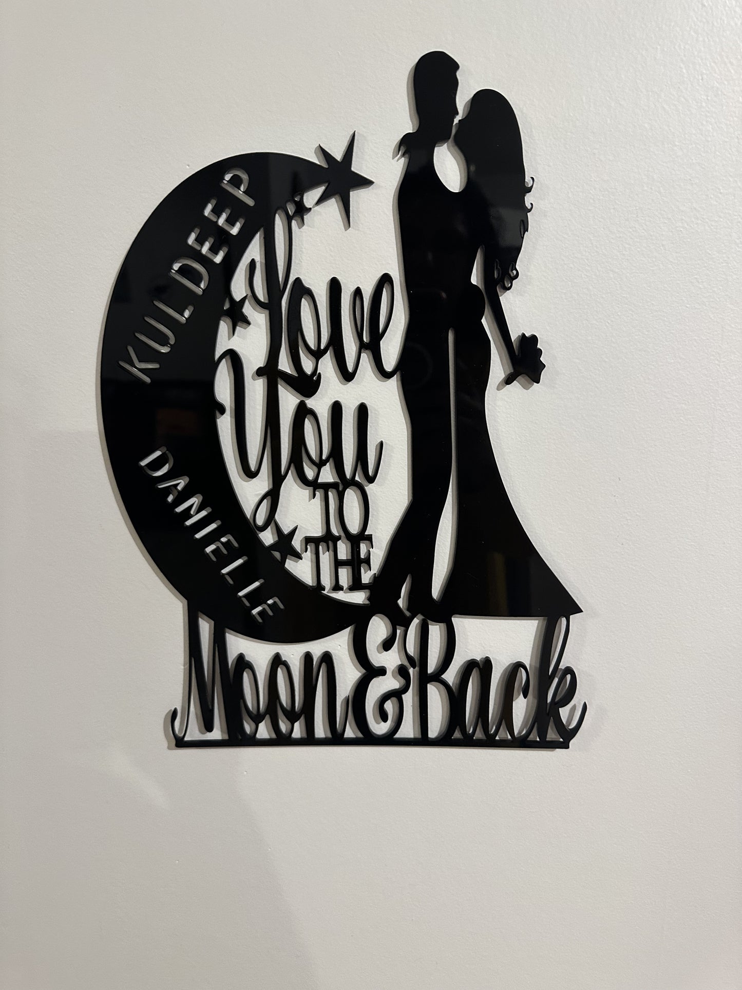 Love you to the moon and back with names