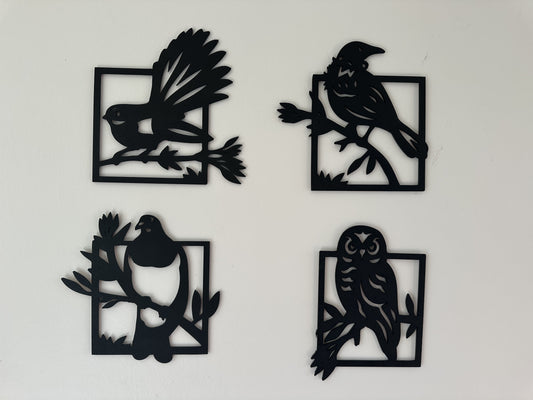 Set of Four Birds