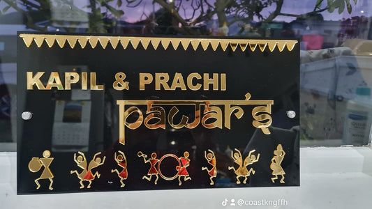 Warli Art Sign