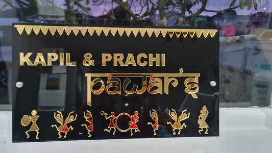 Warli Art Sign