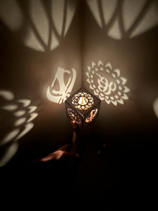 Wooden Lamp-Khanda
